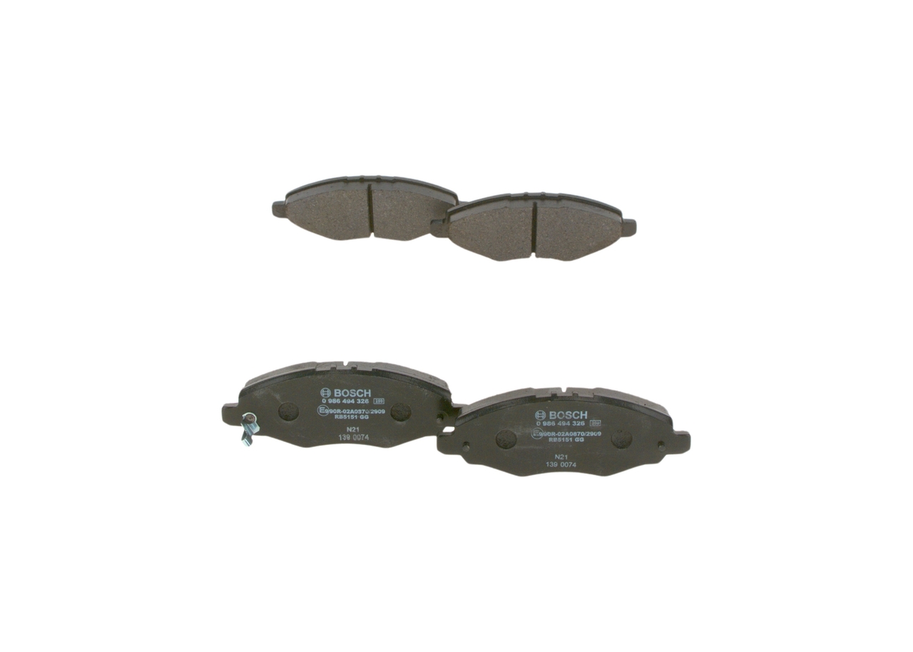 GENUINE TOYOTA HILUX FRONT BRAKE PADS – 04465-0K310 - Image 2