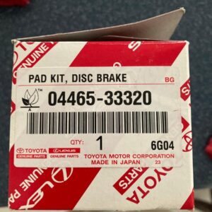 Genuine Toyota Camry, ES300 Front Brake Pad Set — 04465-33320