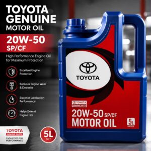 Toyota Genuine 20W-50 Motor Oil – 5L